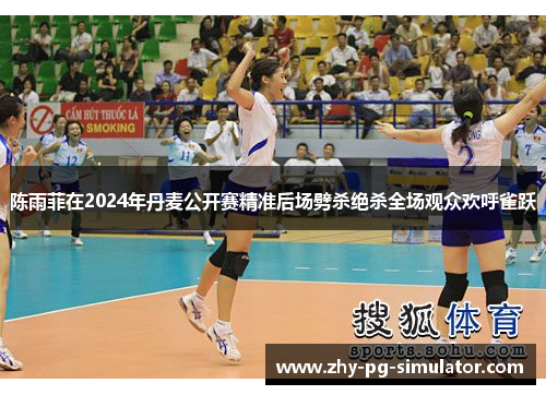陈雨菲在2024年丹麦公开赛精准后场劈杀绝杀全场观众欢呼雀跃
